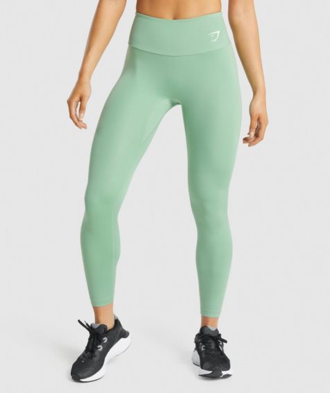 Women's Gymshark Training Leggings Light Green | NZ 5VBNKO